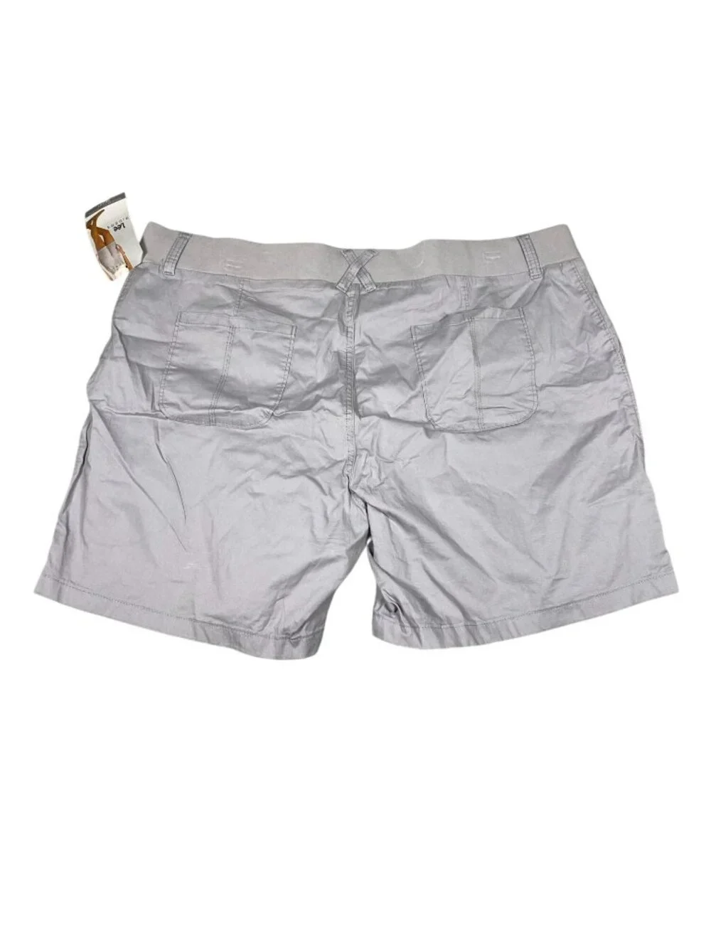 Lee Riders Womens Midrise Shorts 22M Gray Sleet Reg Fit Comfortable Stylish NWT
